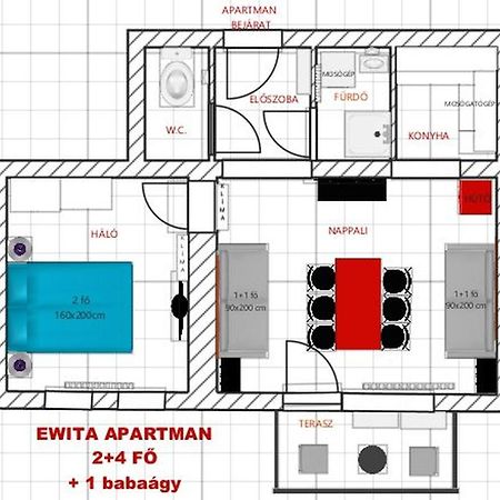 Ewita Apartman Hajdúszoboszló Eksteriør bilde