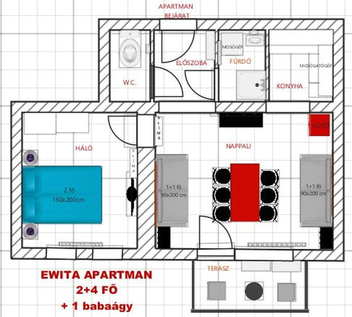 Ewita Apartman Hajdúszoboszló Eksteriør bilde